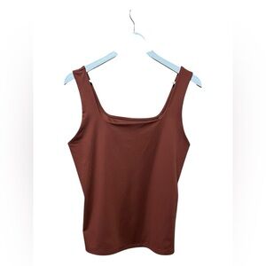 Nine West Brown Square Neck Tank Top – Size XL